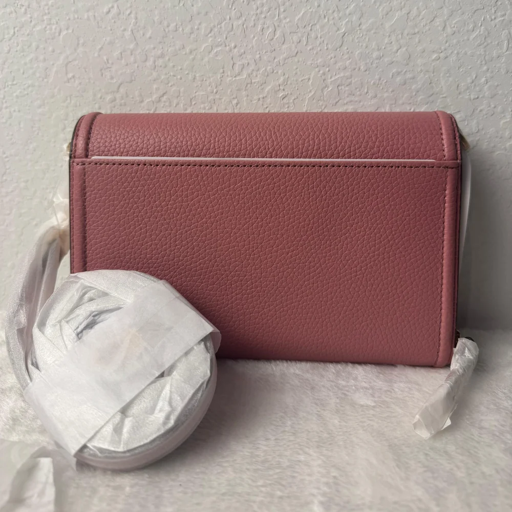 Tory Burch Pink Leather Crossbody Bag - Picture 2 of 12